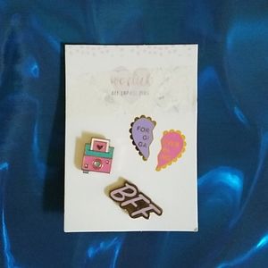 Free w/ purchase enamel pins